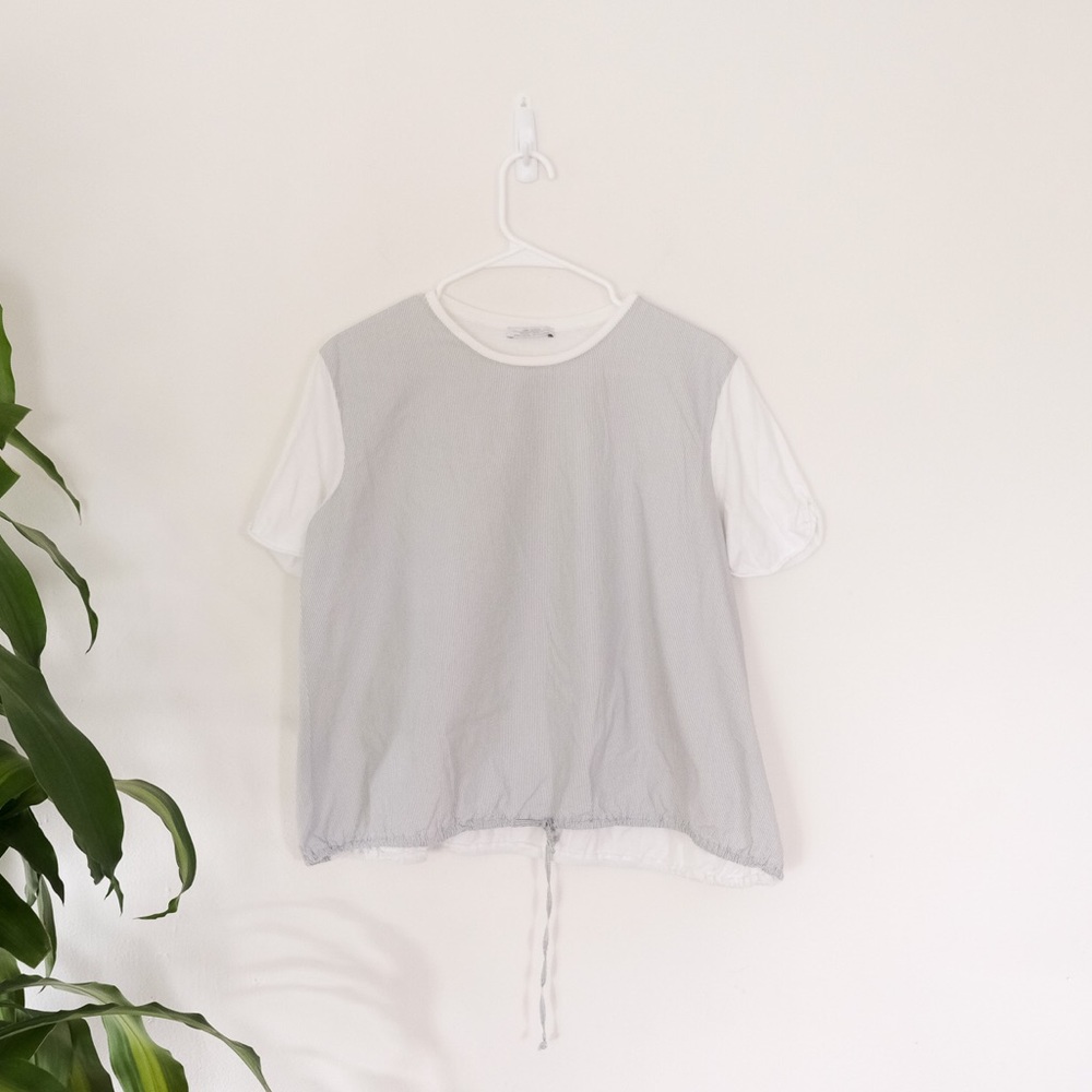 Zara String Striped T-Shirt